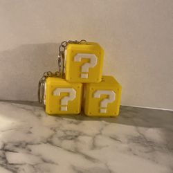 Mario “?” Block Keychains ($7ea.)