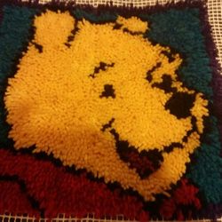 Winnie the pooh latch hook hanging