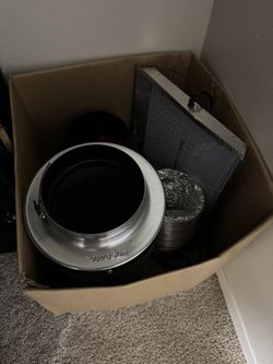 Grow Light And Ventilation Equipment.