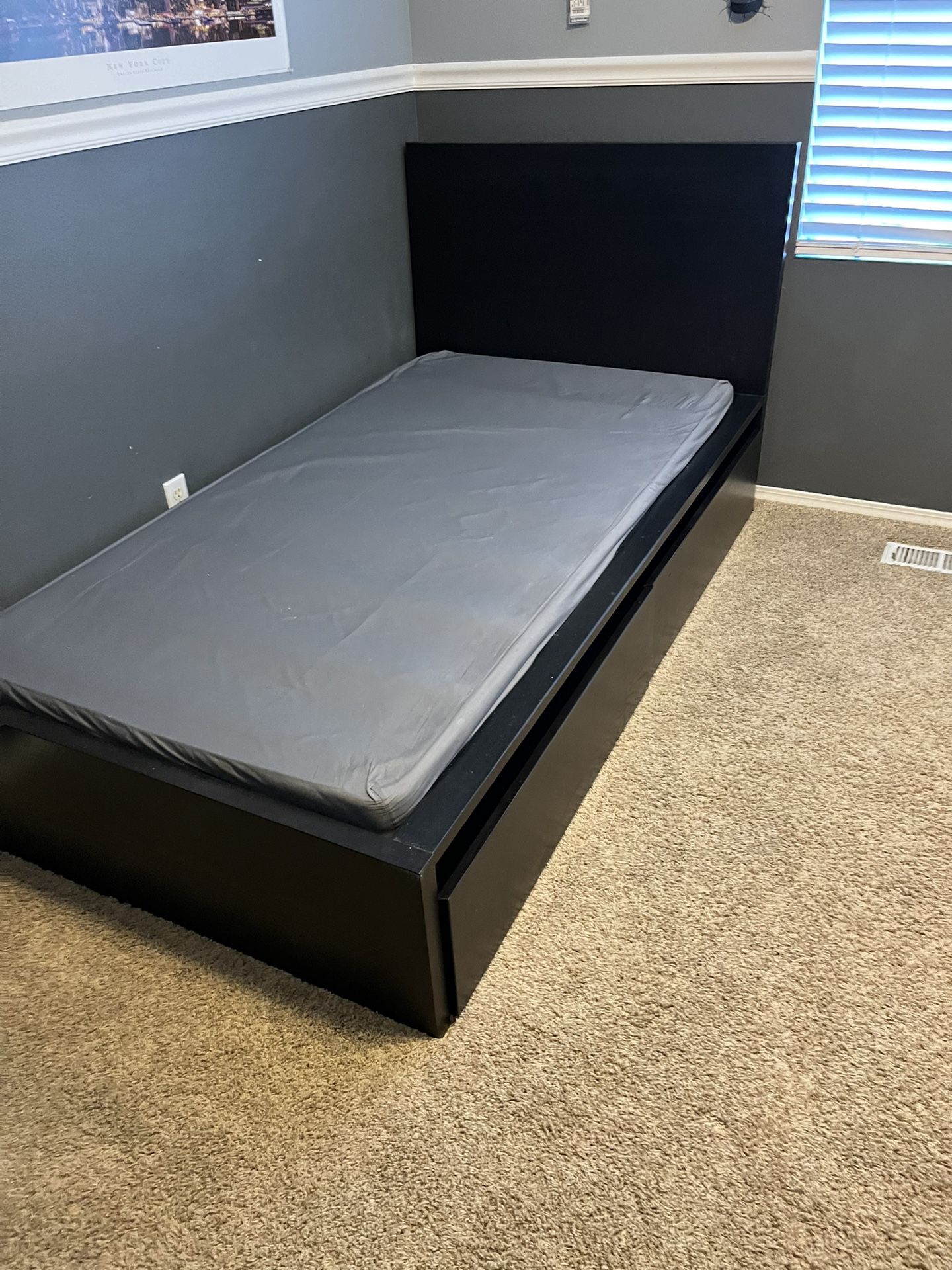 Twin Bed Frame With Storage
