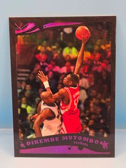 2005-06 Topps Chrome - Dikembe Mutombo #67 Black Refractor /399