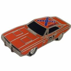 Orange Dodge Charger Dukes Lapel Pin