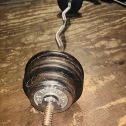 Pickup Today 80 lbs EZ curl bar