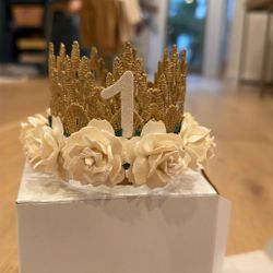 1 Year Old Princess Birthday Crown