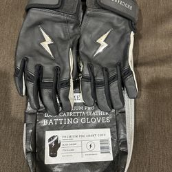 Bruce Bolt Batting Gloves Chrome Series YXL 