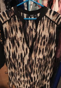 Leopard Blouse XL brand new. Never worn