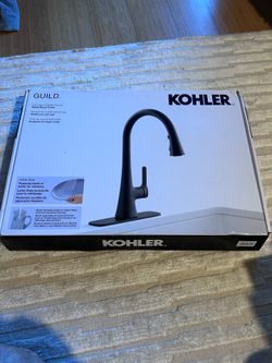 Kohler Guild Pull-Down Kitchen Faucet (Matte Black)