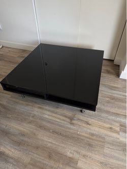 Black coffee table
