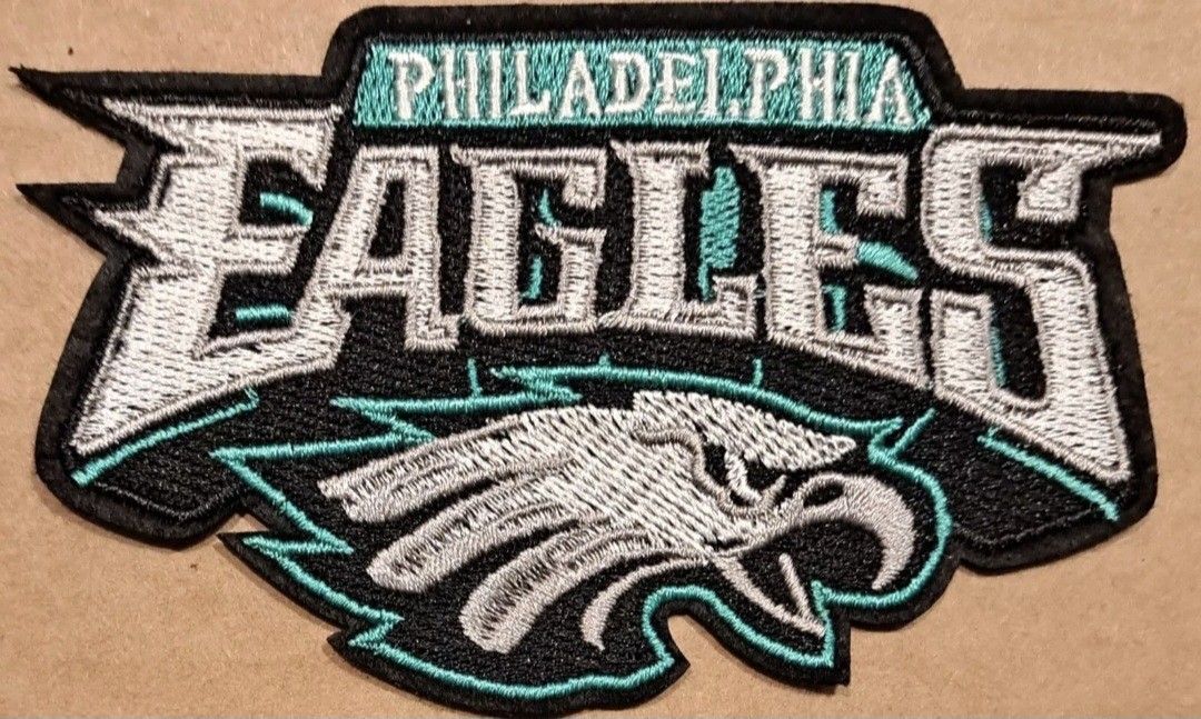 Philadelphia Eagles embroidered Iron on patch 3 pcs.