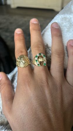 14k gold horse ring