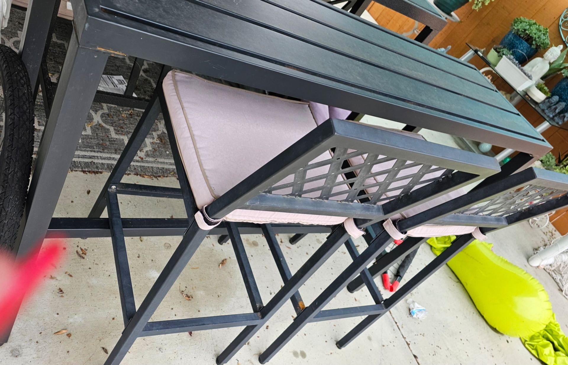 Outdoor bar stool table and 2 chairs for Sale in Lemon Grove, CA - OfferUp