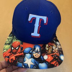 New Marvel super Heroes Texas Rangers Youth Cap 