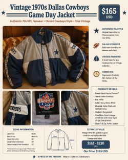 90s Dallas Cowboys Puffer Jacket