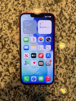 Apple iPhone 14 Red 256gb Very nice factory unlocked 78% battery health