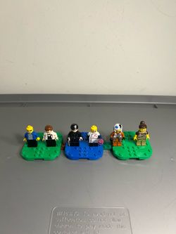LEGO Minifigure Lot of 6 Mixed Characters Figures Bundle