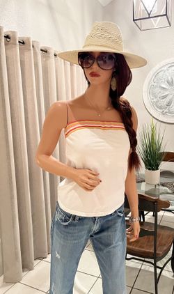 Cute tube top with built-in bra (xl but fits like a large) new with no tags