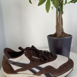 Reebok Classic Nylon Brown Chalk Blue | Women 8.5