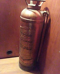 Vintage fire extinguisher