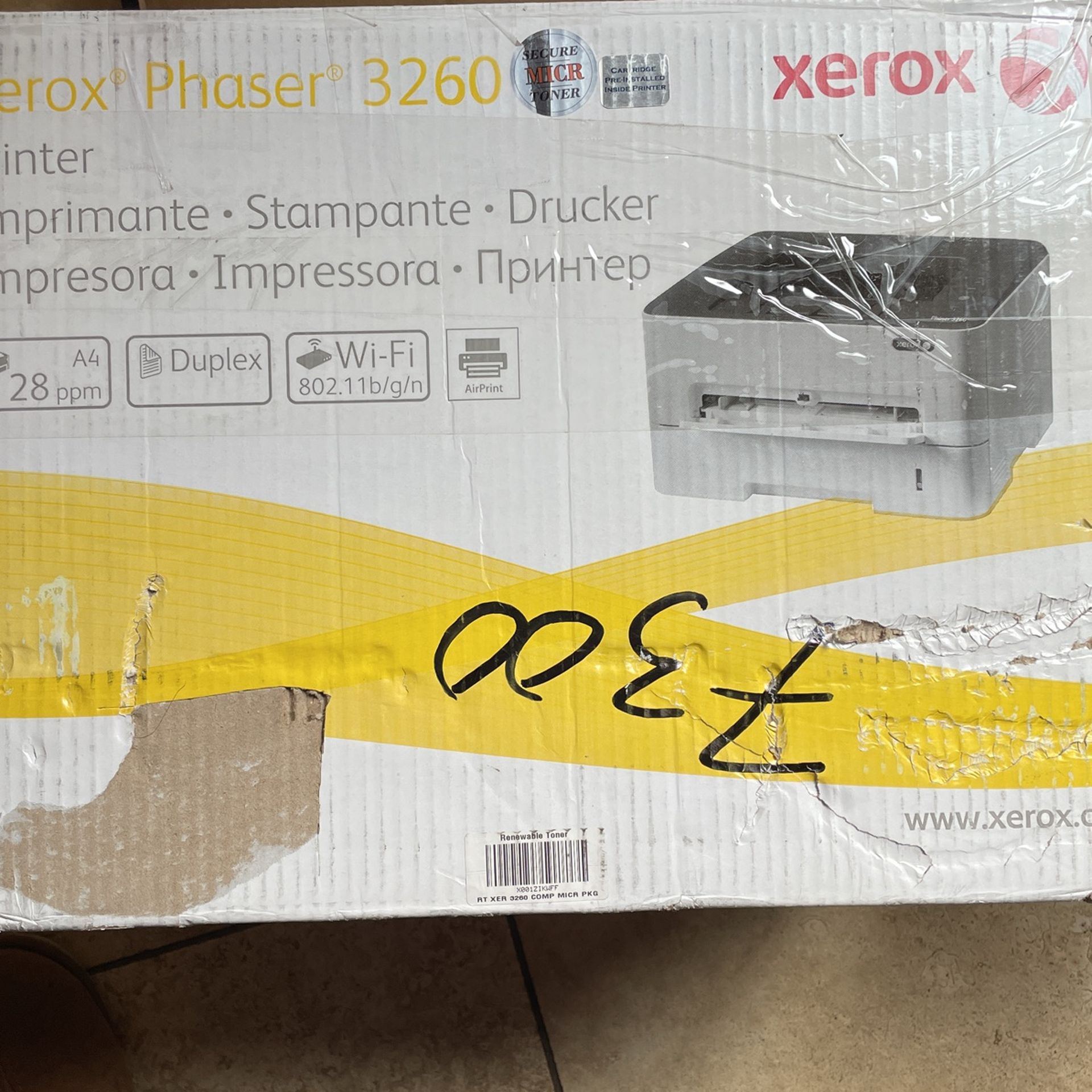 NEW Xerox Phaser 3260DI Wireless Monochrome Laser Printer