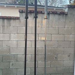 7 foot 45 pound rust barbells $25 each     rep titan rogue rack barbell dumbbell fitness gym