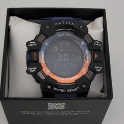 Activa x Invicta Digital Essentials Unisex Watch 50 mm ACW8050MC-019 Blue