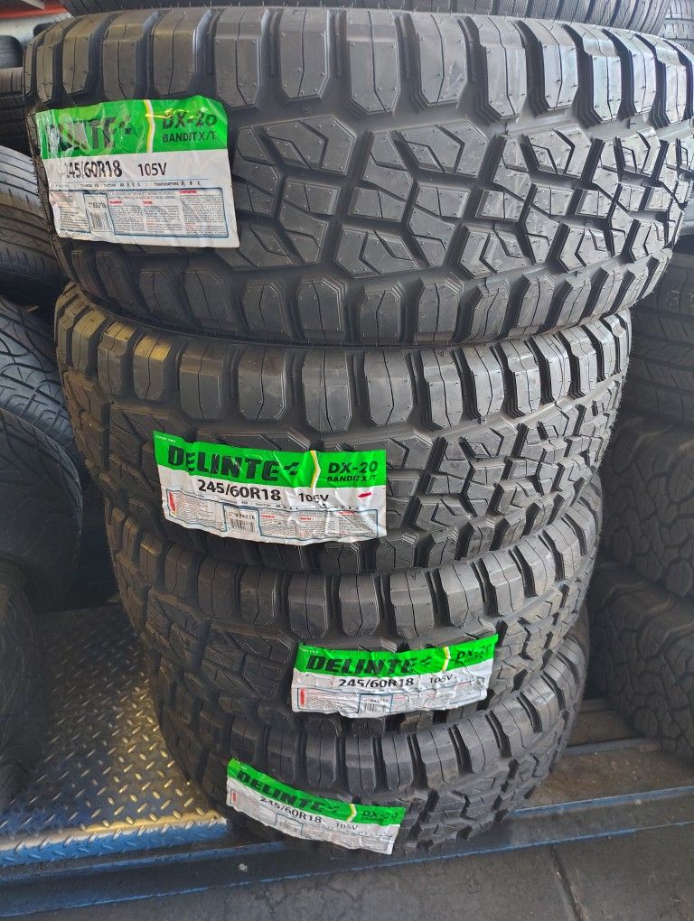 Llantas/Tires 245/60r18 Delinte XT INSTALACIÓN Y BALANCEO GRATIS