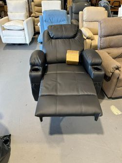 New-Recliner Chair, Rocking Chair with Massage and Heat, 360° Swivel Recliner Chairs for Adults, Rocker Manual Recliner with Remote Control and Cup Ho