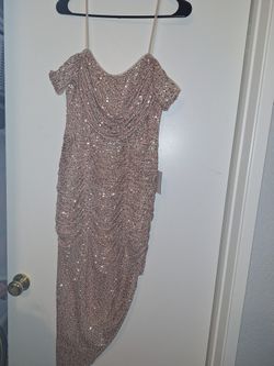 Cinderella Divine Rose Gold Sequence Dress