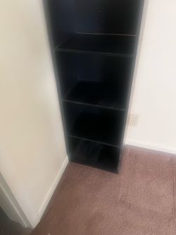 Black shelf