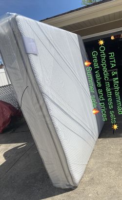 Orthopedic mattress and box spring