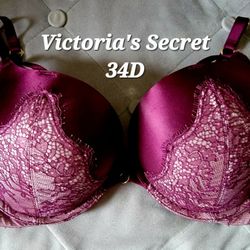 Victoria's Secret Bombshell Plunge Padded Bra 34D for Sale in