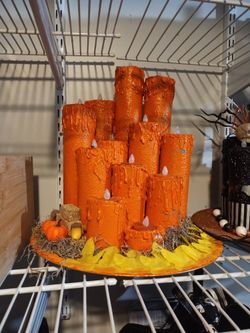 Homemade Candle Centerpieces