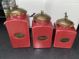 3 Pack Sugar, Tea, Coffee Holders 