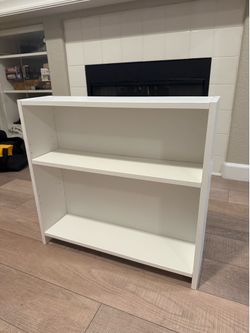 White Book shelf Stand two shelves