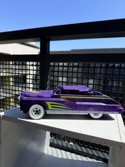 Custom LEGO Hot Rod – Purple Lowrider Style