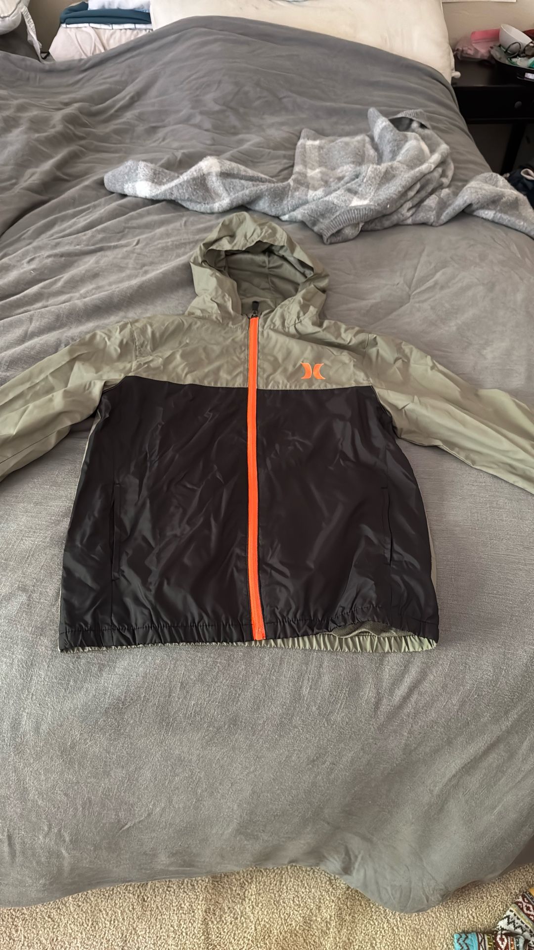 Hurley Boys Windbreaker Jacket L Eb05