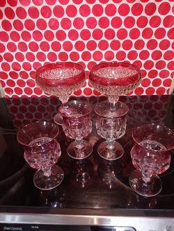 Cups for sale..glass..6 pieces