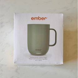 Ember Mug 2 Temperature Control Smart Mug 14 Oz | 414ml - Sage Green Coffee Tea Cup Tumbler Travel Hot Cold Heat Cool Camp Home House Kitchen