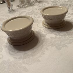 Beautiful Lenox Illuminations Collection Pillow Candles Holder Set Of Two