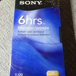  T-120 Premium Grade blank VHS tape
