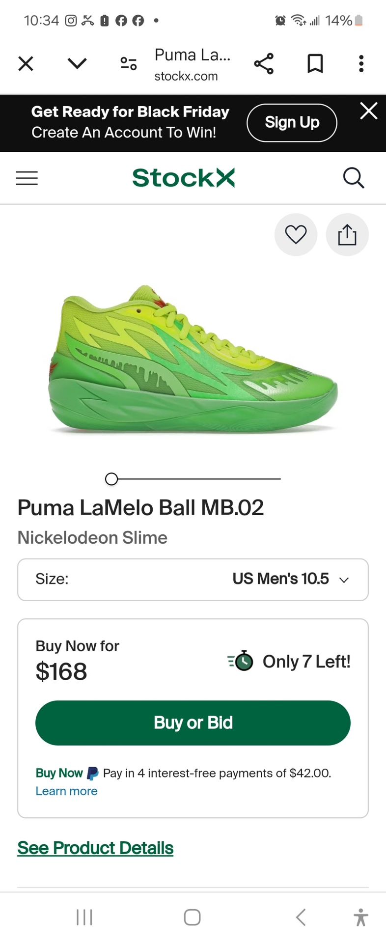 Puma M.E.L.O. Size 8.5
