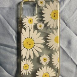 Apple iPhone 11 Pro Max Clear Flower Protective Case