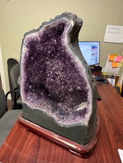 Large amethyst geode cathedral