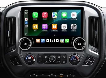 Car Stereo Radio Chevy Silverado 2014 2015 2016 2017 2018 GMC Sierra, Wireless Apple CarPlay Android Auto, 11.5” Touch Screen Head Unit, Backup Camera
