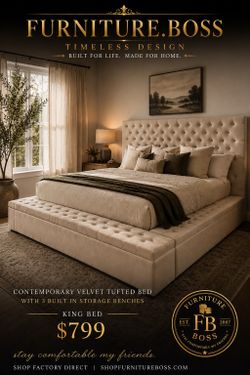 King Bed / Queen Beds - Master Bedroom