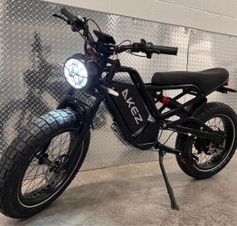 NEW - 52 Volt 1500/2000 Watt Electric E-Bike, 38mph, 5’1-5’10 Rider, Lots of Power