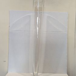 Clear Trumpet Vase 