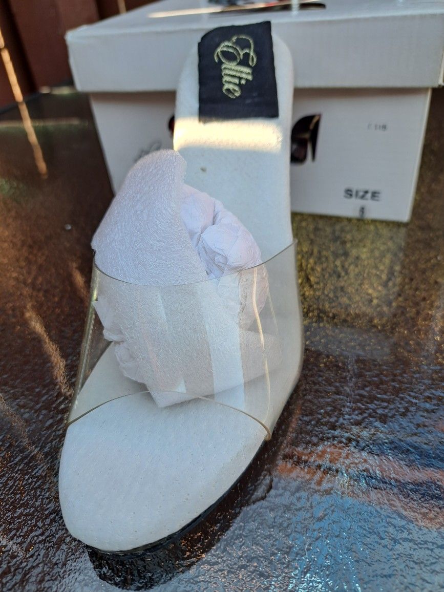 Ellie Clear Slip Ons