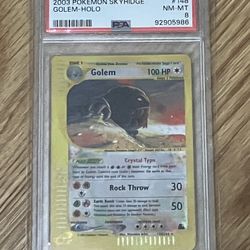 Crystal Golem Skyridge PSA 8