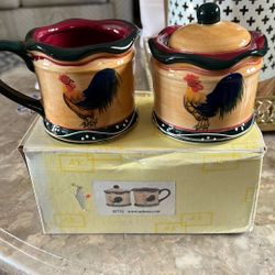 Coffee Creamer And Sugar Holder